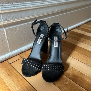Steve Madden black heels, size 7